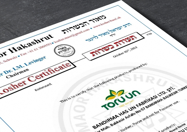 Kosher Sertifikası